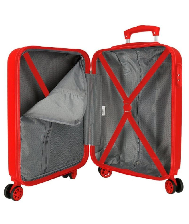 Valise Disney Abs 55Cm 4W Mickey Mouse Mode Rouge