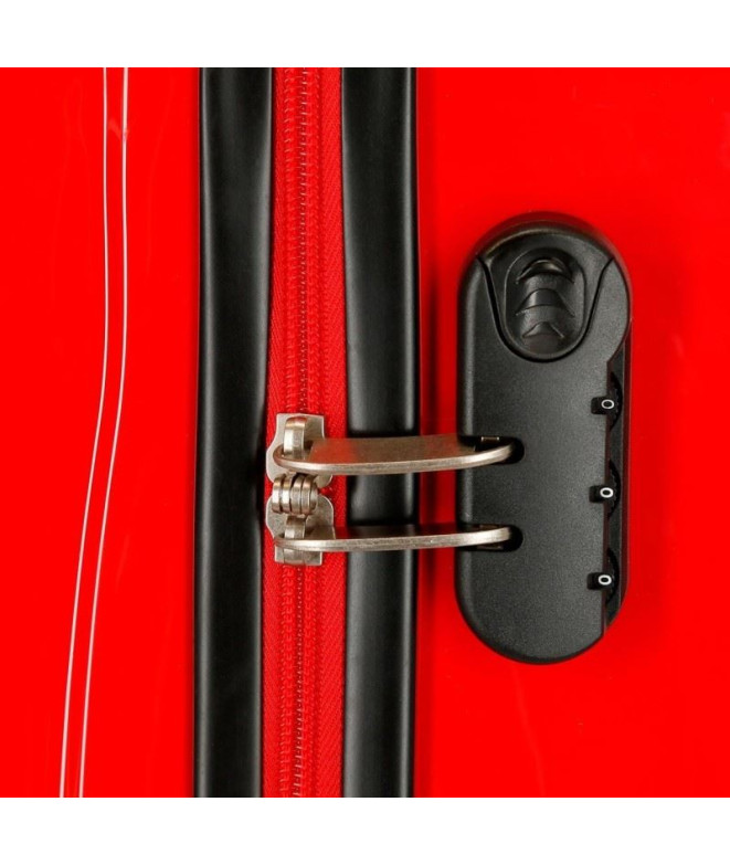 Valise Disney Abs 55Cm 4W Mickey Mouse Mode Rouge