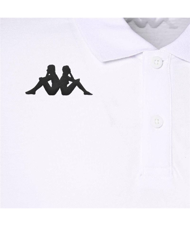 Polo Kappa Homem Barli Branco