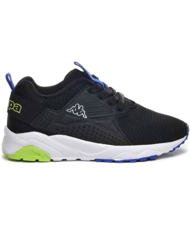 Zapatillas Kappa San Puerto El Negro Verde Azul Bebés