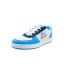 Sapatilhas Kappa Infantil Malone Branco/Preto/Azul Lt