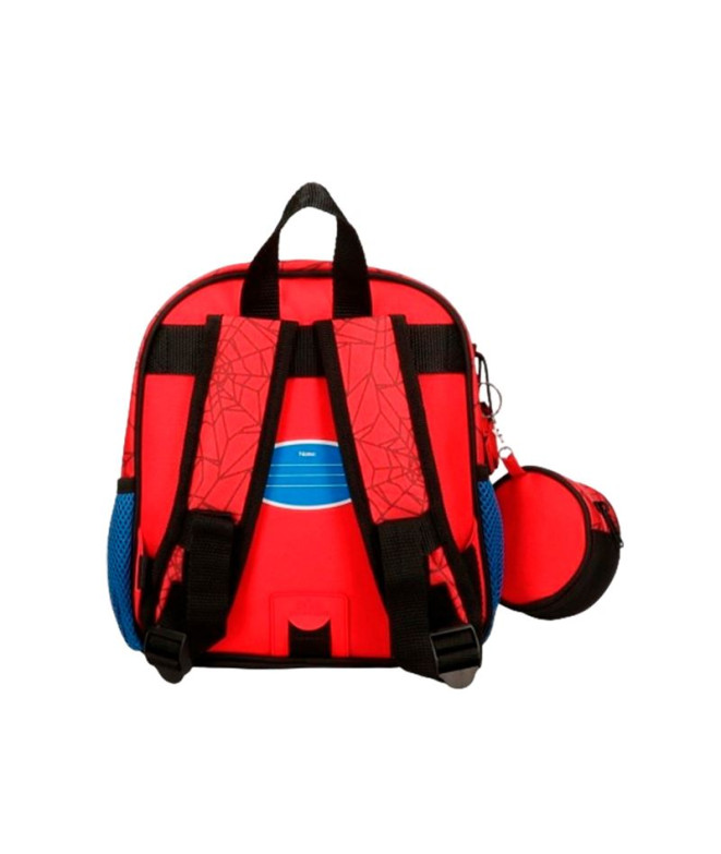 Mochila Marvel Adap. 25Cm.Homem-Aranha Vermelho Protetor