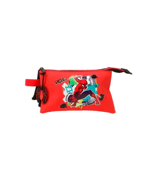 Necessaire Marvel 3C. Homem-Aranha Vermelho Urbano