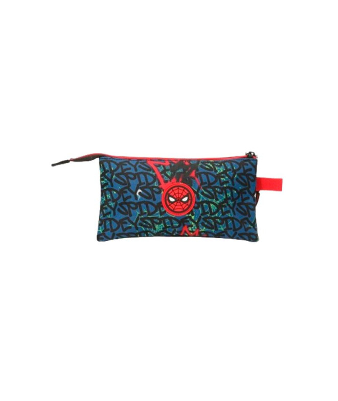Neceser Marvel 3C. Spiderman Urban Rojo