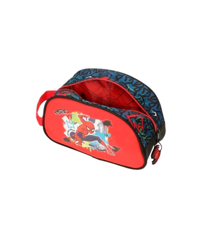 Neceser Marvel Adap.Spiderman Urban Rojo
