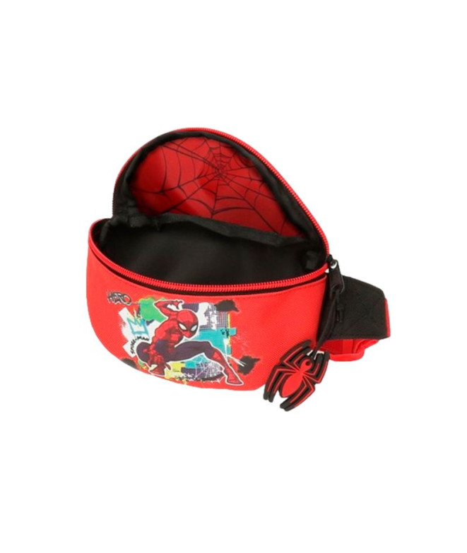 Riñonera Spiderman Urban Rojo