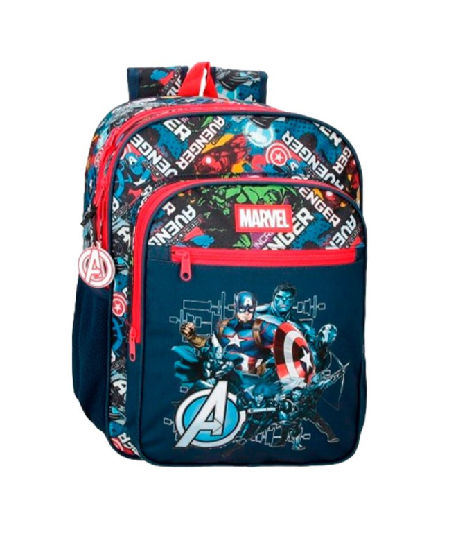 Mochila Marvel 40Cm.2C.Marvel Legendary Avengers Azul