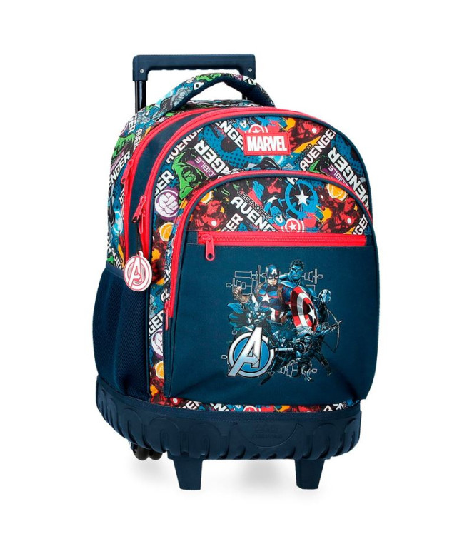 Mochila Marvel Compact 2R.Avengers Legendary Blue