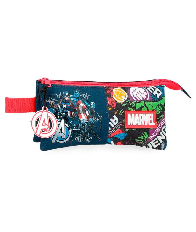 Necessaire Marvel 3C. Vingadores Azul Lendário