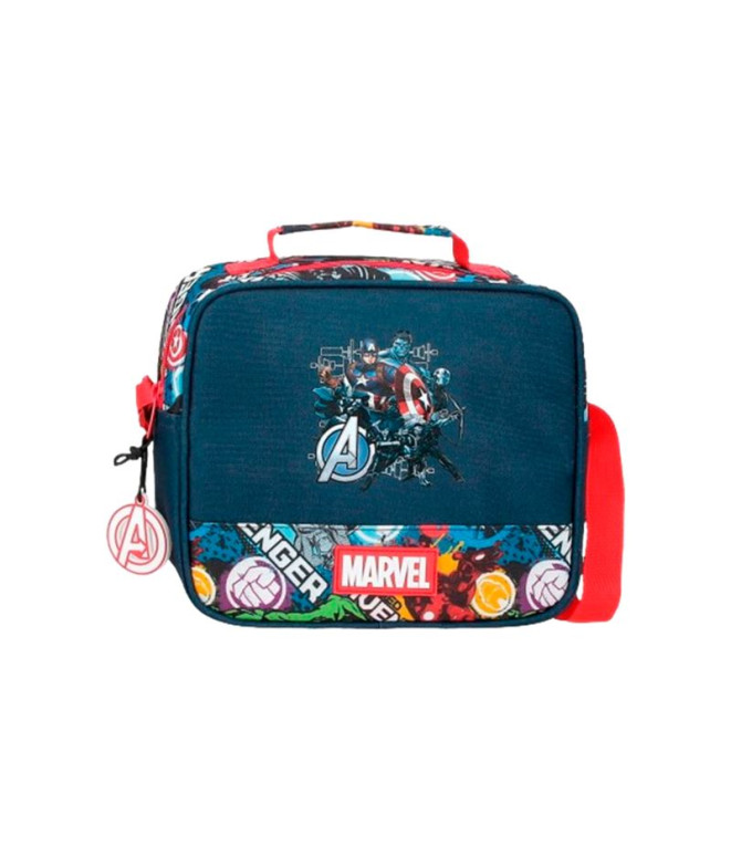 Necessaire Marvel-Band.Adap. Vingadores Azul Lendário