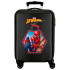 Mala Marvel Abs 55Cm.4R.Spiderman Geo Preto Preto