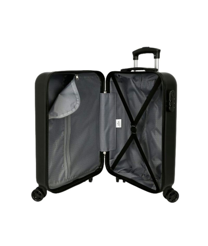 Mala Marvel Abs 55Cm.4R.Spiderman Geo Preto Preto