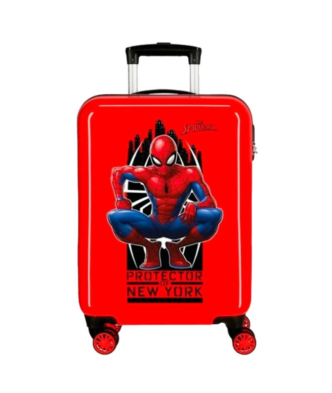 Valise Marvel Abs 55Cm 4R Spiderman Geo Red