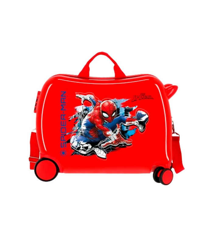 Valise Marvel Inf.Abs 4R.Spiderman Geo Red Red