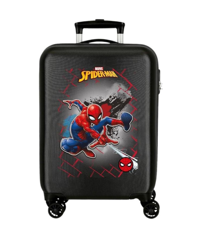 Chariot Marvel Abs 55Cm.4R.Spiderman Pop Rouge