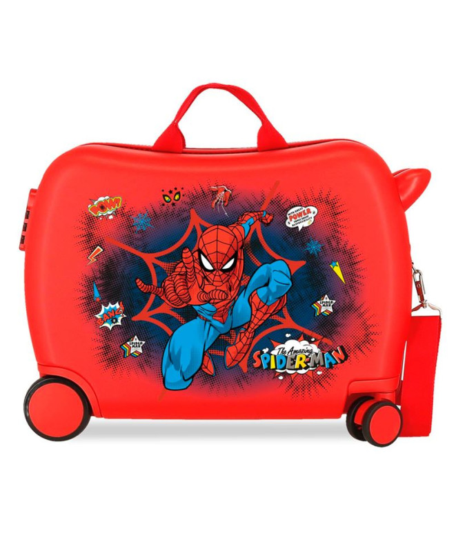 Maleta Marvel Inf.Abs 4R.Spiderman Pop Rojo