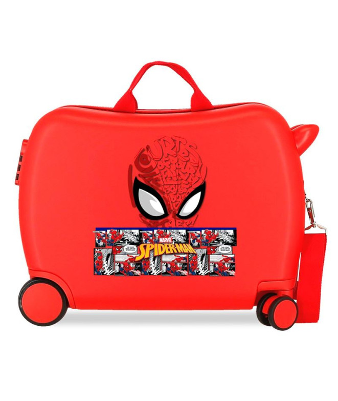 Valise Marvel Inf.Abs 4R.(2 Multid) Spiderman Comic Rouge