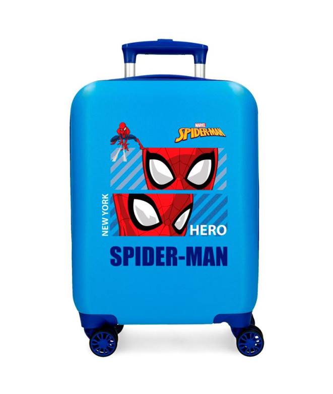 Trolley Marvel Abs 50 Cm.4R Spiderman Hero Azul