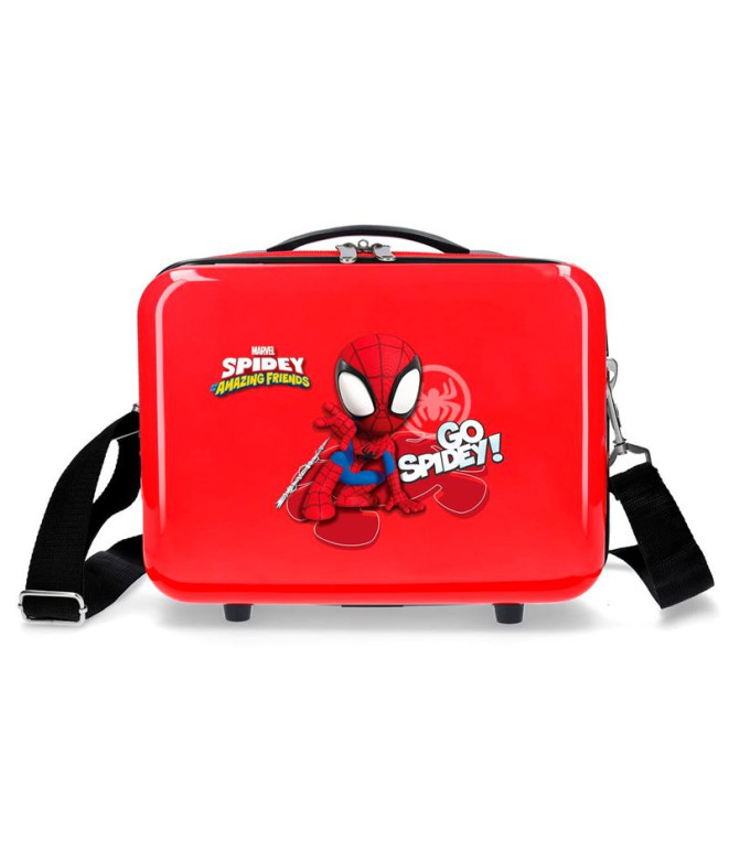Neceser Marvel Adap. Abs Go Spidey Rojo