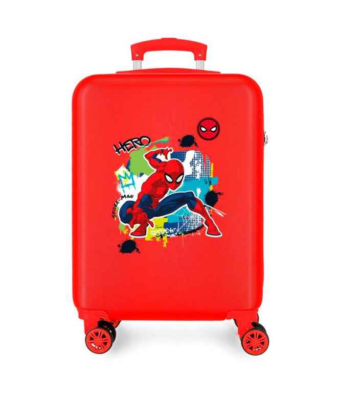 Trolley Marvel Abs 55Cm.4R.Spiderman Urban Red Red