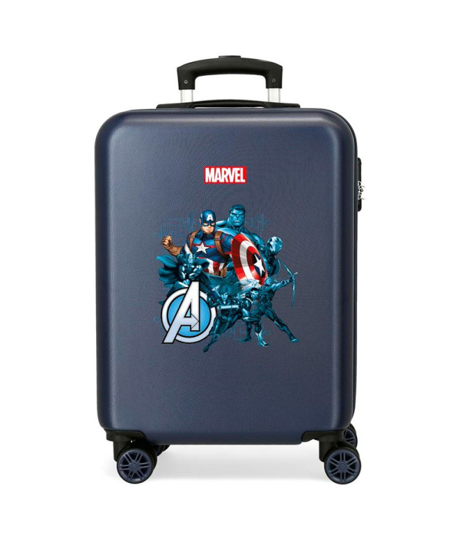 Chariot Marvel Abs 55Cm.4R. Avengers Legendari Bleu Marine