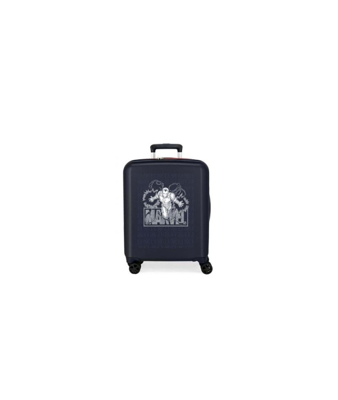 Valise Marvel Abs 55Cm.4R. Disney 100 Marvel Iron Man Bleu