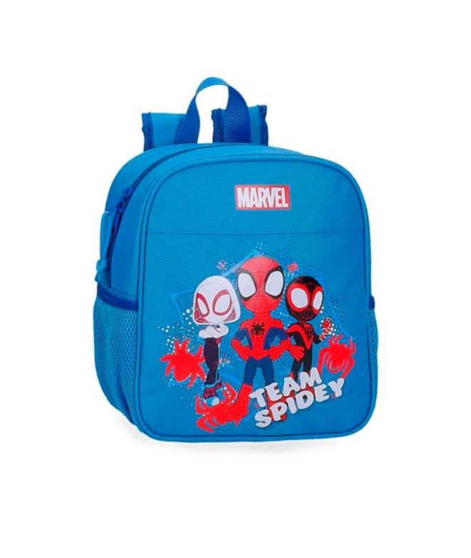 Mochila Marvel 25 Cm. Equipa Spidey Azul