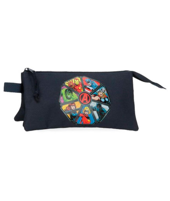 Necessaire Marvel 3C. Os Vingadores ao Poder Negro