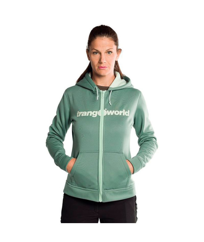 Veste Trangoworld Femme Feuille de Liena/Menthe verte