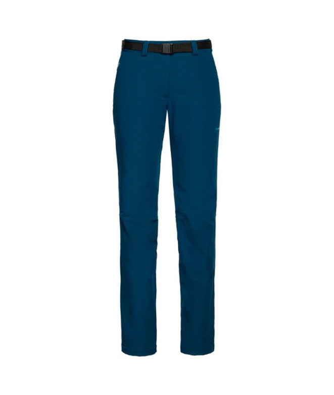 Pantalones Largos Trangoworld Glamos Mujer Azul