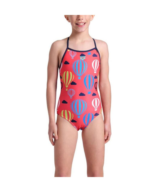 Maillot de bain Natation Arena Fille de Balloons Coral