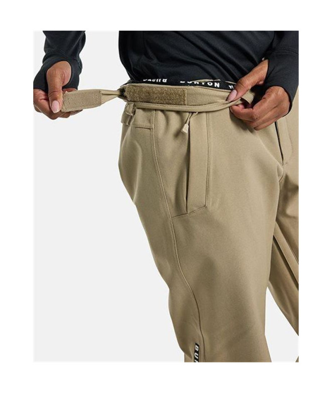 Calça Burton Society Pants Mulher Taupe