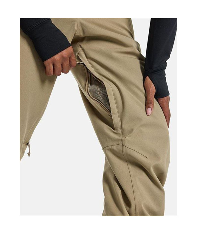 Pantalon Femme Pantalon Burton Society Taupe