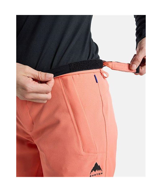 Pantalon Femme Burton Society Pantalon Peach Echo