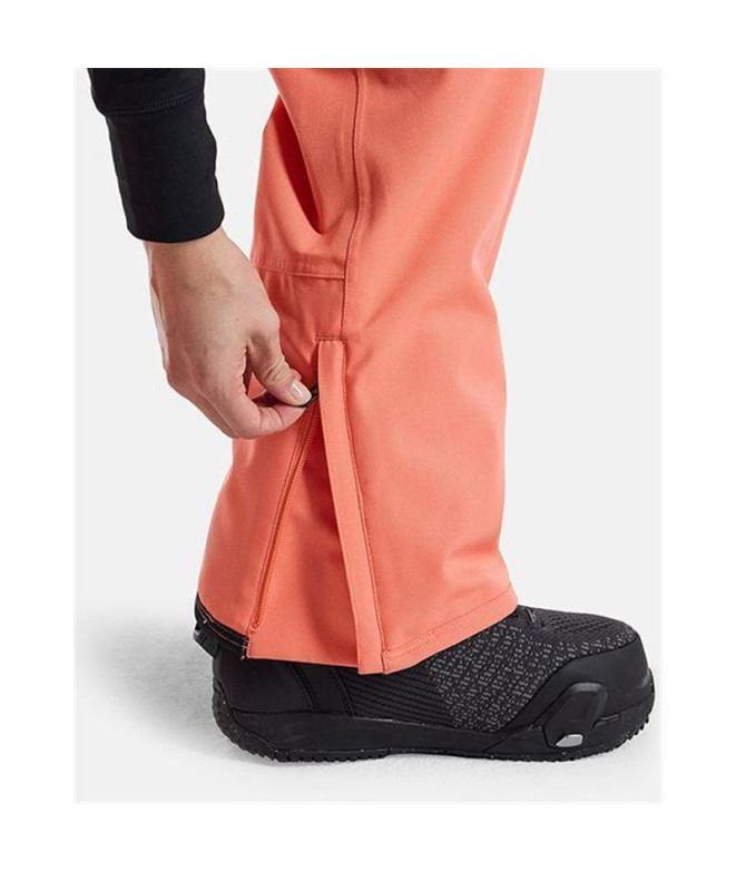 Calça Mulher Calças Burton Society Peach Echo