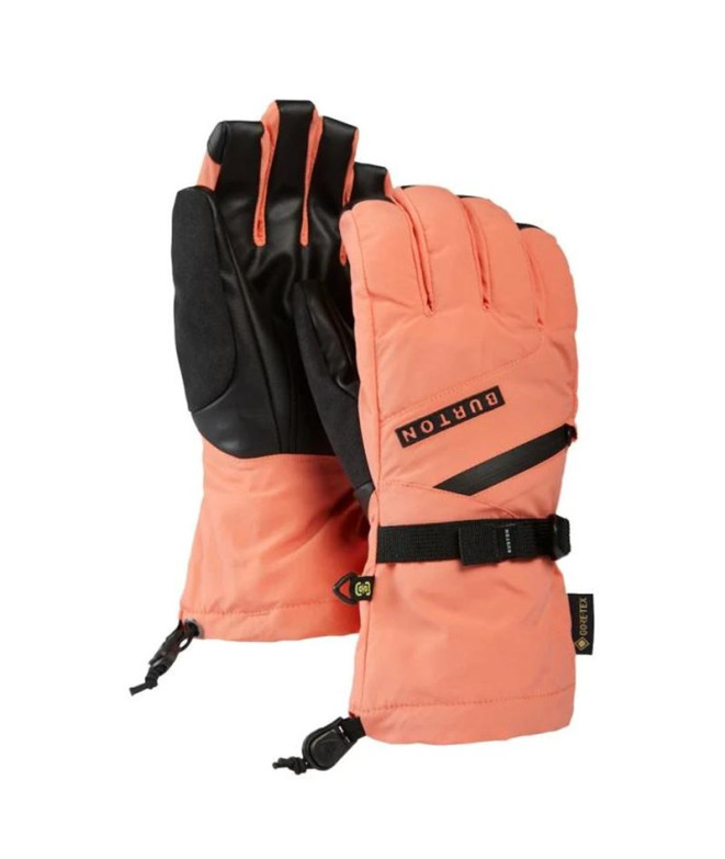 Luvas Mulher Luvas de neve Burton Gore-Tex W Peach Echo Orange