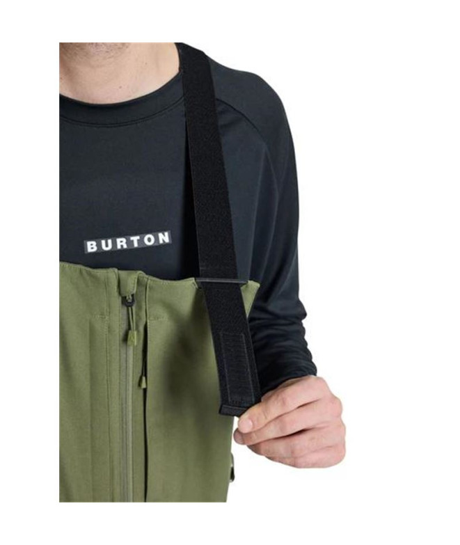 Calça Homem Reserva Burton Bib Forest Moss