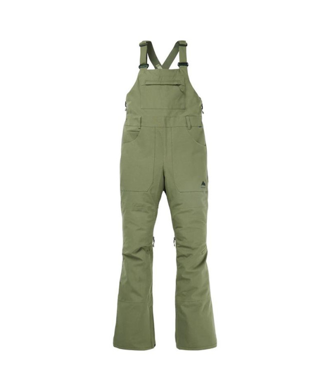 Pantalón Burton Avalon Bib Mujer Forest Moss