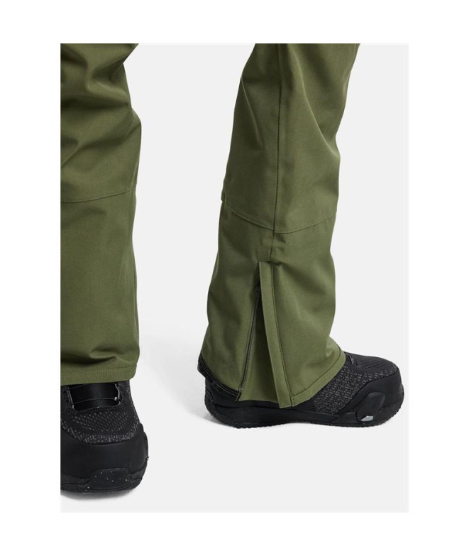 Pantalon Femme Bavoir Burton Avalon Forest Moss