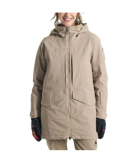 Veste de Ski Y SnowFemme Burton Prowess 2.0 Summit Taupe 2