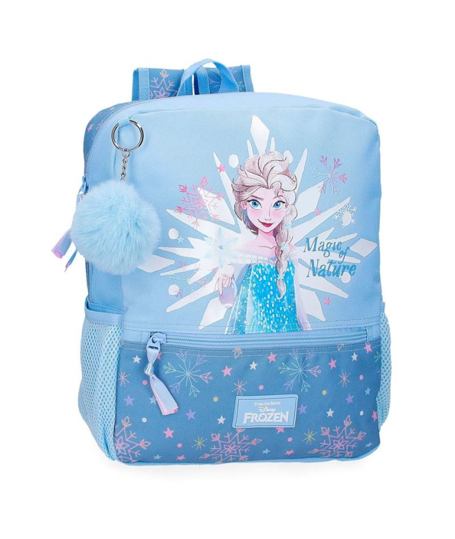 Mochila Disney Adapt. Mochila. 32Cm Frozen Magic Ice Azul