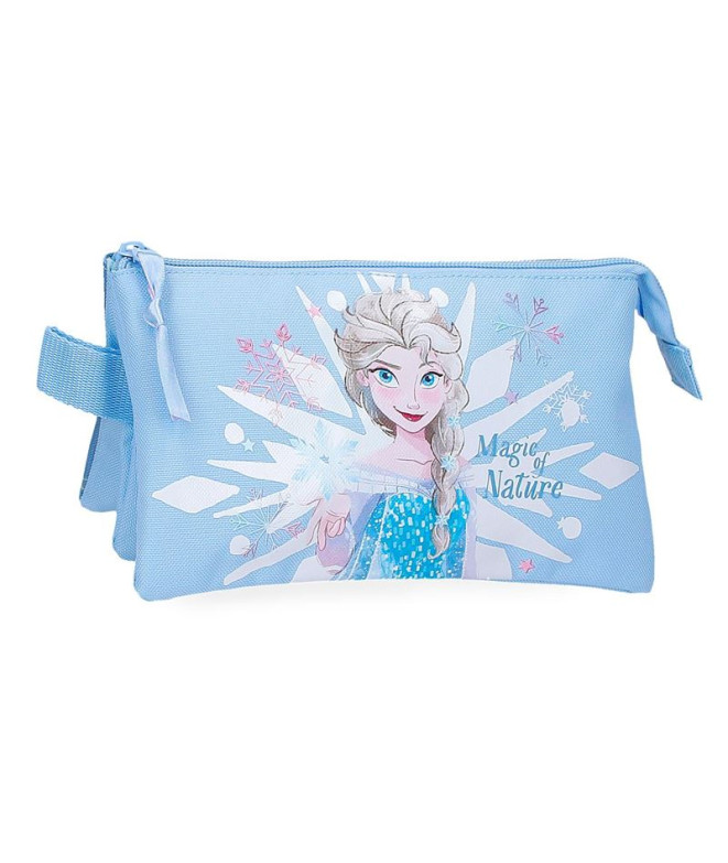 Estuche Disney 3C Frozen Magic Ice Azul