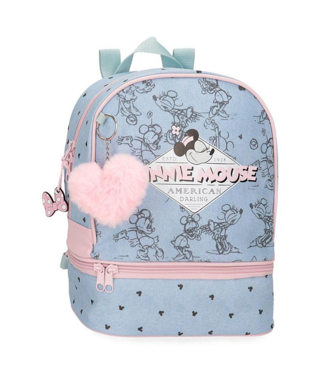 Mochila Mochila Disney 28Cm. Minnie Mouse Azul americano