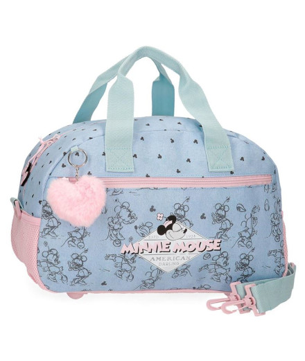 Sac De Voyage Disney 40Cm Minnie Mouse American Darling Bleu