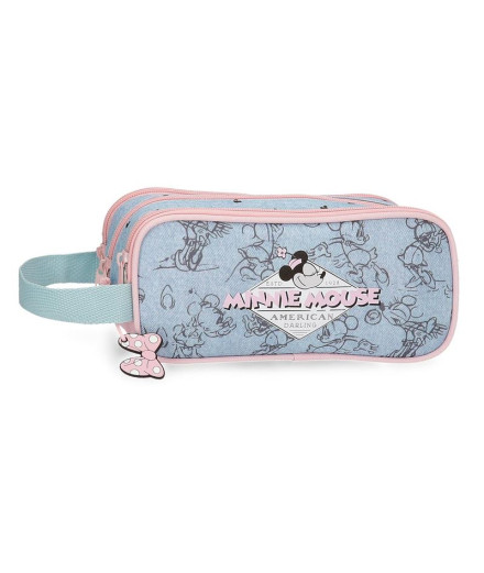 Estojo Disney 3C Minnie Mouse American Darling Azul