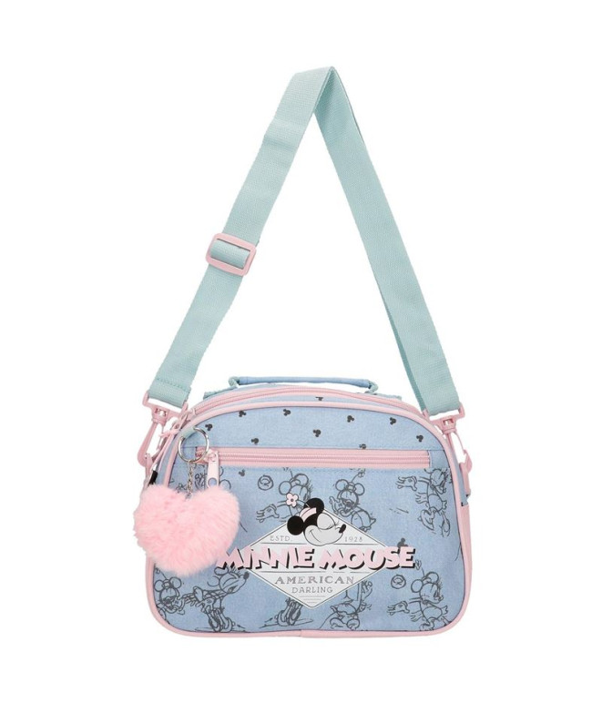 Trousse Disney Adapt. Vanity Case.Minnie Mouse American Darling Blue