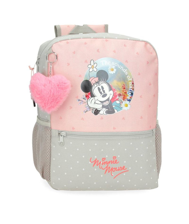 Mochila Mochila Disney 32Cm. Minnie Mouse Natureza Selvagem Verde