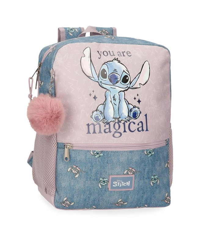 Mochila Disney Adapt. Mochila. 33Cm. Stitch You Are Magical Azul