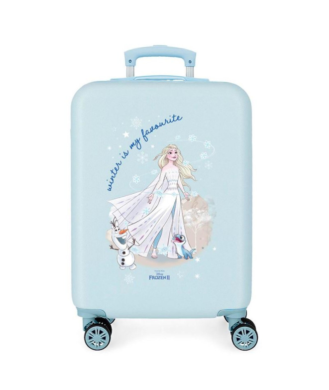 Maleta Disney Abs 55Cm 4W Frozen Winter Is My Favourite Azul