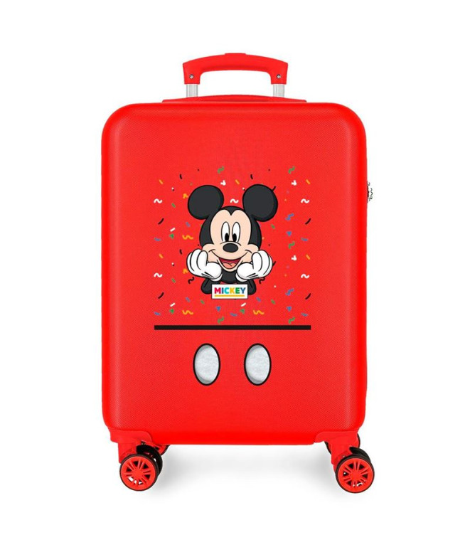 Maleta Disney Abs 55Cm 4W Mickey- It`S A Mickey Things Rojo